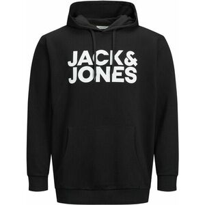 Jack&Jones PLUS Jack&Jones PLUS Férfi melegítőfelső JJECORP Regular Fit 12163777 Black/large print 6XL kép