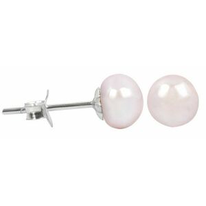 JwL Luxury Pearls JwL Luxury Pearls Fülbevaló rózsaszín igazgyönggyel JL0289 kép