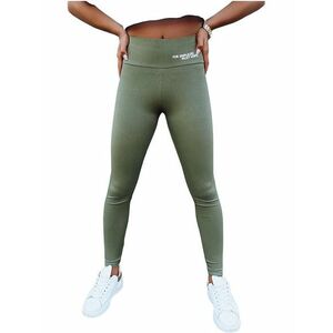 Egyszerű élet khaki bordás leggings kép