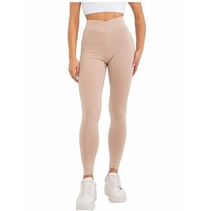 Bézs leggings magas derékkal kép