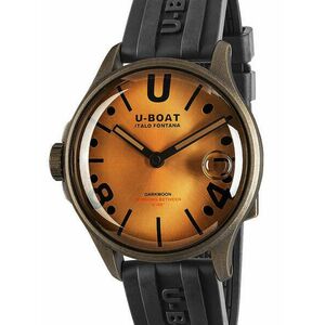 U-Boat 9547 Darkmoon Brown Vintage Mens Watch 40mm kép