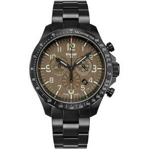 Traser H3 109460 P67 Officer chrono khaki steel 46mm 10ATM kép