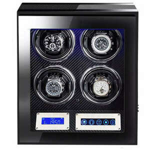 Óratartó doboz iUni Luxury Watch Winder 4, Carbon kép