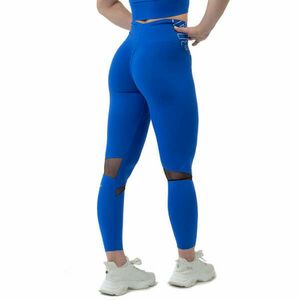 Női leggings magas derékkal Nebbia FIT Activewear 443 M kék kép