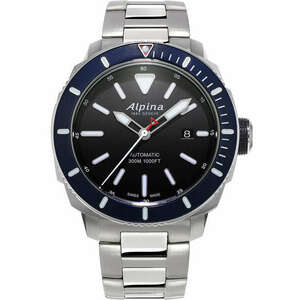 Alpina AL-525LBN4V6B Seastrong Diver Automatic Mens Watch 46mm kép