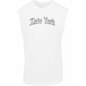 Mr. Tee New York Wording Sleeveless Tee white kép