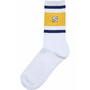 Urban Classics College Team Socks spaceblue/californiayellow/wht kép