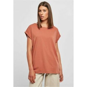 Urban Classics Ladies Extended Shoulder Tee terracotta kép