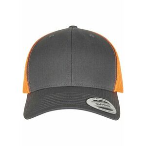 Urban Classics Retro Trucker 2-Tone charcoal/neon orange kép