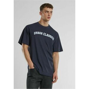 Urban Classics UC College Logo Tall Tee navy kép