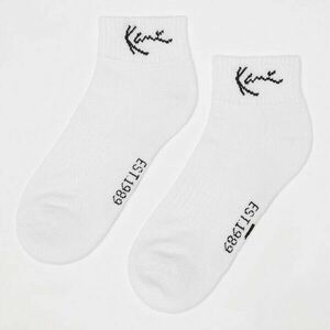 Karl Kani Signature Ankle Socks 3-Pack white kép