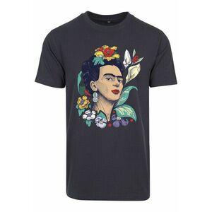 Mr. Tee Ladies Frida Kahlo Flower Tee navy kép