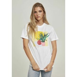 Mr. Tee Ladies Planet Art Tee white kép