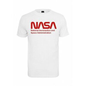 Mr. Tee NASA Wormlogo Tee white kép