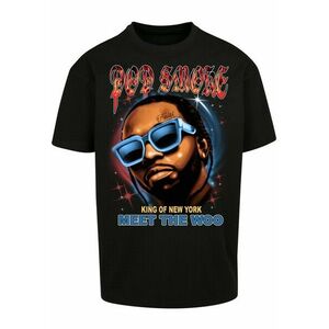 Mr. Tee Pop Smoke Meet the woo Oversize Tee black kép