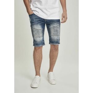 Southpole Biker Denim Shorts md.sand blue kép