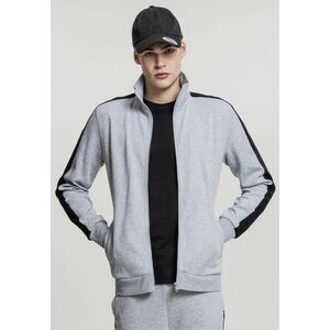 Urban Classics 2-Tone Interlock Track Jacket grey/black kép