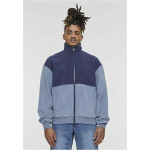 Urban Classics Colour Block Polar Fleece Jacket navy/cloudsky kép