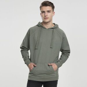 Férfi pulóver Urban Classics Garment Washed Terry Hoody olive kép