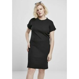 Urban Classics Ladies Rib Tee Dress black kép