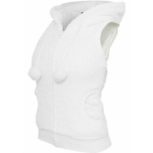 Urban Classics Ladies Teddy Vest white kép