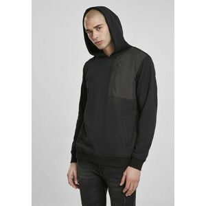 Urban Classics Military Shoulder Pocket Hoodie black kép