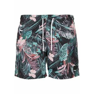 Urban Classics Pattern Swim Shorts dark flower aop kép