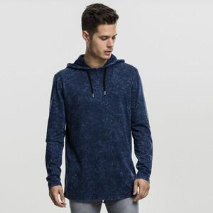 Férfi pulóver Urban Classics Random Wash Hoody indigo kép