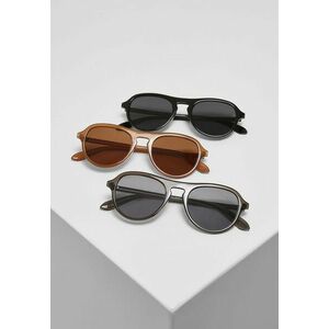 Urban Classics Sunglasses Kalimantan 3-Pack brown/grey/black kép