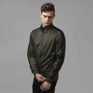 Urban Classics Track Jacket darkolive/black kép