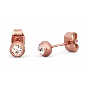 Vuch Vuch Bájos bronz fülbevaló kristállyal Gem Rose Gold kép