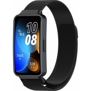 4wrist 4wrist Milánói szíj, mágneses csattal Huawei Watch Band 8 -hoz - Black kép