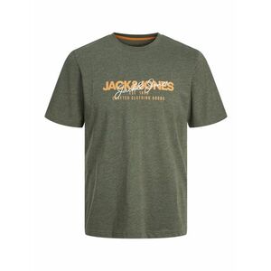 Jack&Jones PLUS Jack&Jones PLUS Férfi póló JJALVIS Standard Fit 12259834 Kombu Green 7XL kép