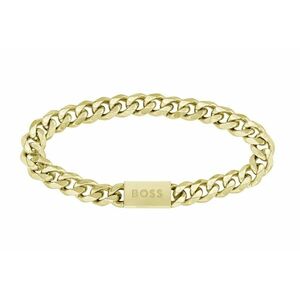 Hugo Boss Hugo Boss Stílusos, aranyozott férfi karkötő Chain Link 1580403 19 cm kép