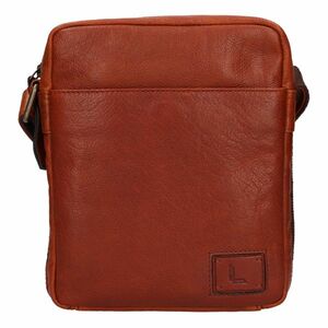 Lagen Lagen Férfi bőr crossbody táska 290602 COGNAC kép