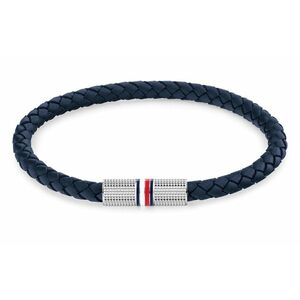 Tommy Hilfiger Tommy Hilfiger Sötétkék bőr karkötő férfiaknak Infinity 2790460 kép