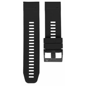 4wrist 4wrist Szilikon szíj Garmin Fenix 7X/Fenix 6X/Fenix 5X Plus/Fenix 3 - 26 mm - Black kép