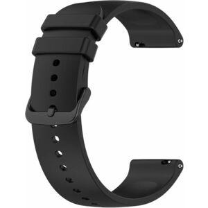 4wrist 4wrist Univerzális szilikon szíj fekete csattal 22 mm – Black kép