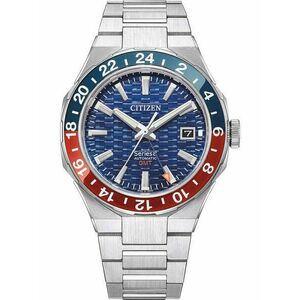 Citizen NB6030-59L Series 8 Automatic GMT Mens Watch 41mm kép