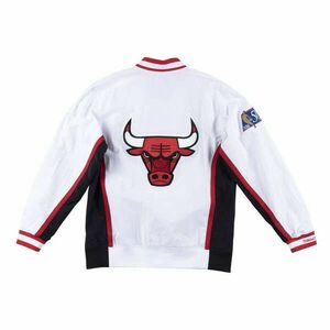 Mitchell & ness chicago bulls 96' authentic warm up jacket kabát férfi fehér s kép