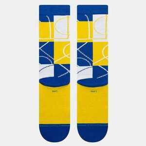 Stance zone golden state warriors zokni unisex kék/sárga l kép