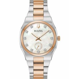 Bulova 98P221 Surveyor Ladies Watch 34mm kép