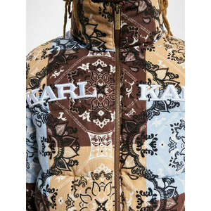 Karl kani retro paisley corduroy puffer jacket téli kabát férfi színes m kép