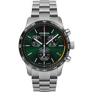 Zeppelin 7288M-4 Night Cruise Chronograph Mens Watch 42mm kép