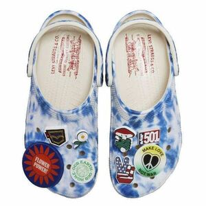 Crocs levis x crocs classic clog papucs unisex kék 41-42 kép