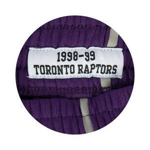 Mitchell & ness nba toronto raptors swingman road shorts 98-99 rövidnadrág férfi lila xl kép