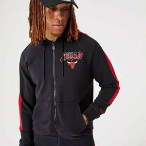 New era nba chicago bulls script fz hoody pulóver férfi fekete xxl kép