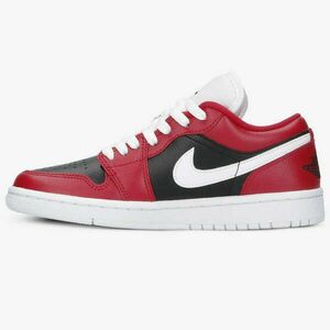 Air jordan 1 low wmns utcai cipő női fekete/fehér/piros 42 kép