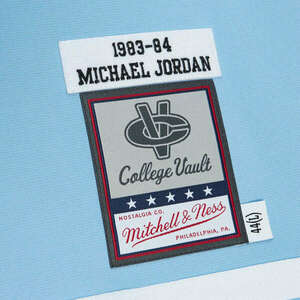 Mitchell & ness ncaa shooting shirt north carolina 1983 michael jordan mez férfi világoskék s kép