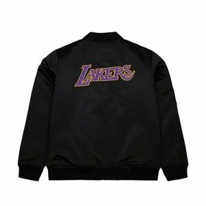 Mitchell & ness los angeles lakers nba satin bomber jacket kabát férfi fekete s kép